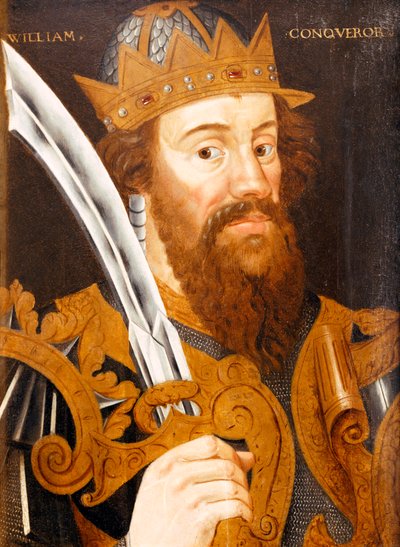 Vilhelm Erobreren, ca. 1580 (olie på panel) af English School