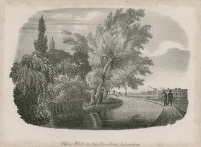 Willow Walk på New River, Islington, London af English School