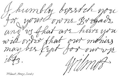 Wilmot, Henry, Lord af English School