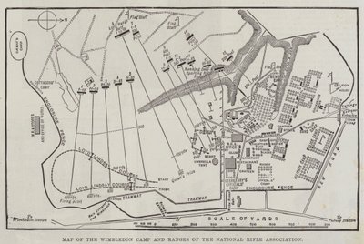 Wimbledon Camp (Gravur) von English School