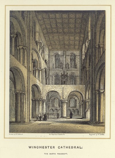 Winchester Cathedral, det nordlige tværskib af English School