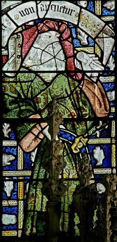 Window He forestiller Ezekiel af English School