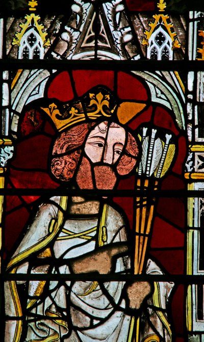 Window Ew forestillende St Edmund af English School