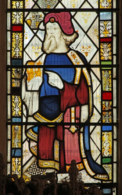 Window Ew forestillende St Joseph Arimathea af English School