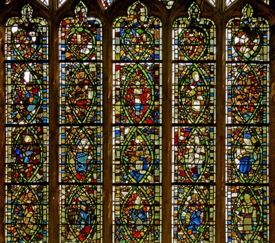 Window Ew, der forestiller Jesses træ af English School