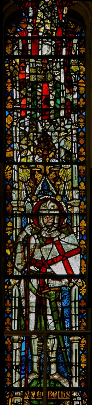 Vindue N2 viser St. George af English School