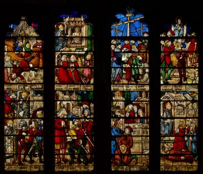 Window SaEw, der viser St Nicholas-vinduet af English School