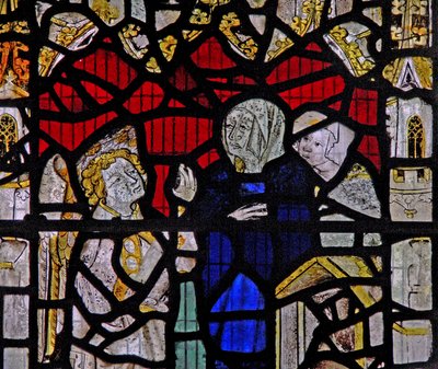 Window Ww, der viser en opstandelsesscene: de hellige kvinder ved graven af English School