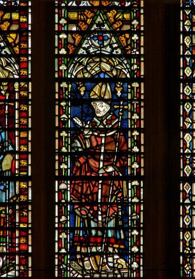 Vindue Ww forestillende en ærkebiskop af English School