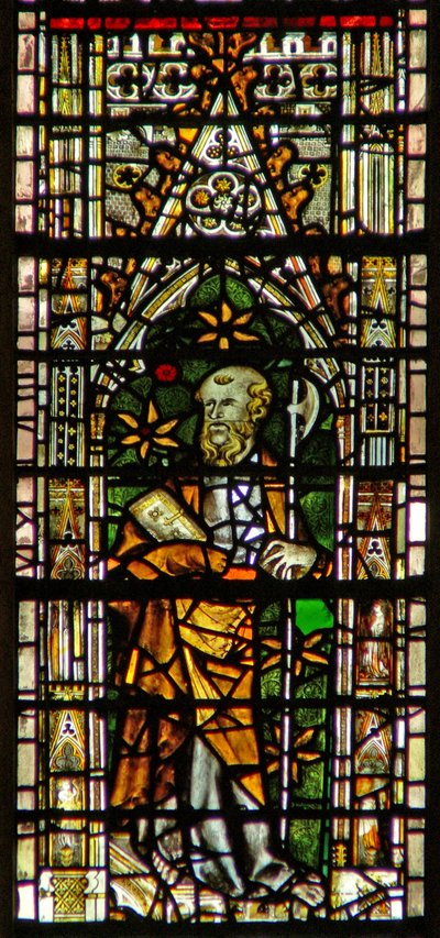 Vindue c6 forestillende St. Matthias af English School