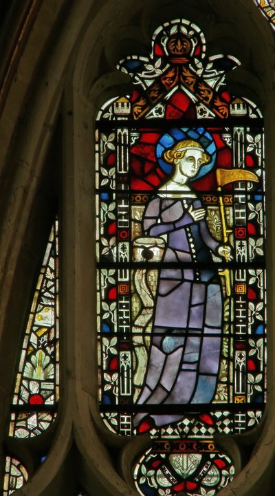 Fenster mit Darstellung von St. Sidwell von English School