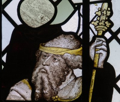 Vindue, der viser en detalje fra St Christopher-vinduet af English School
