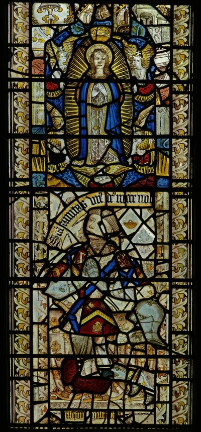 Vindue, der viser antagelsen af English School