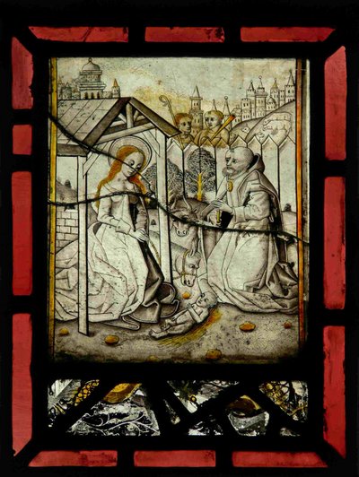 Vindue, der forestiller fødselaren af English School