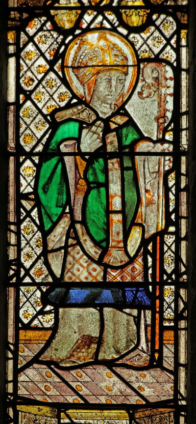 Vindue n4, der forestiller St. Patrick af English School
