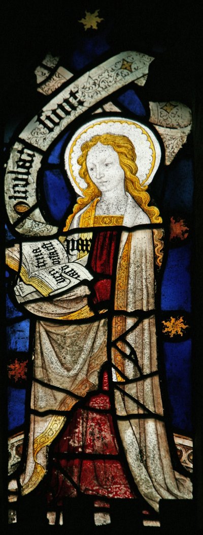 Vindue n6, der viser kardinaldyderne: Fred af English School