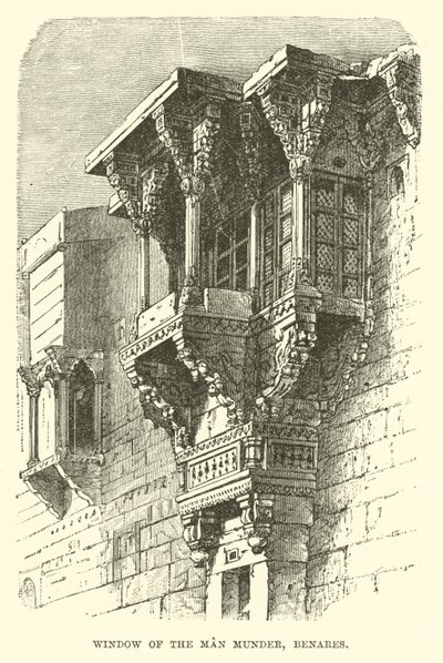 Window of the Man Munder, Benares af English School