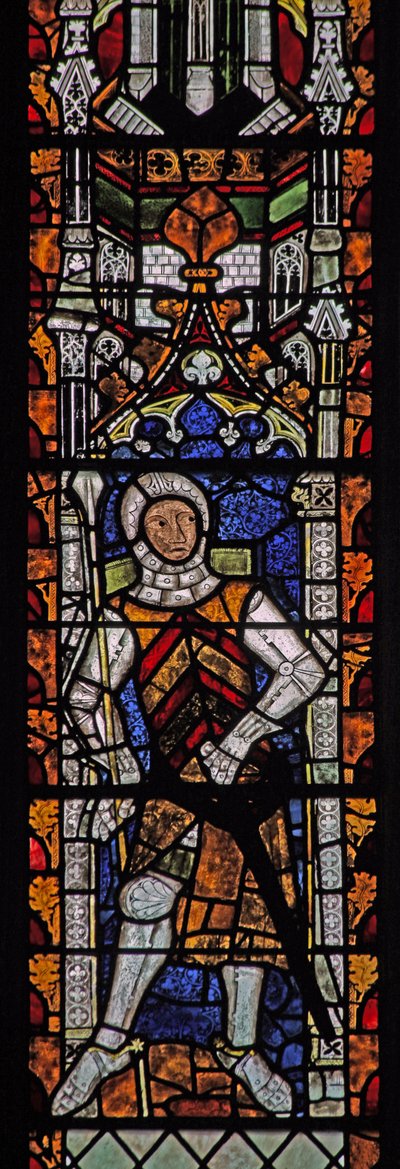 Vindue s4 viser Gilbert II de Clare af English School