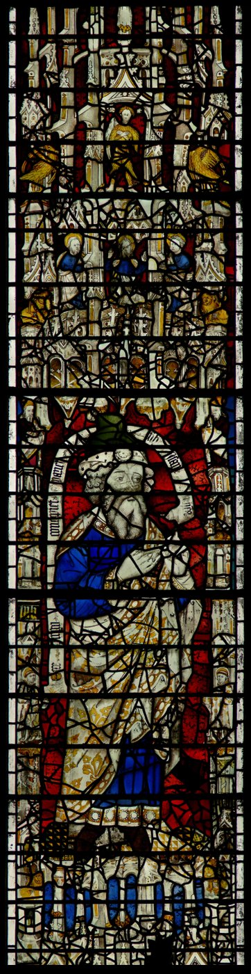 Vindue w12, der forestiller Esajas af English School