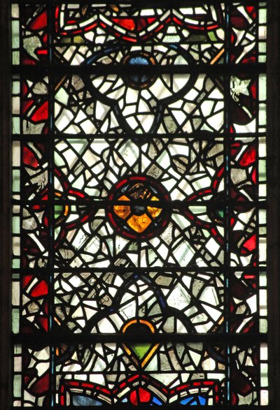 Vindue w57 forestillende grisaille af English School