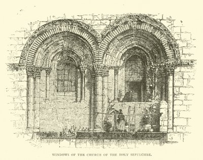 Vinduer i Den Hellige Gravs Kirke af English School