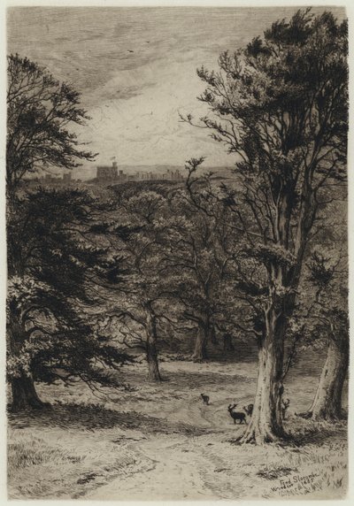 Windsor Park (gravering) af English School