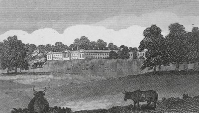 Woburn Abbey (kobberstik) af English School