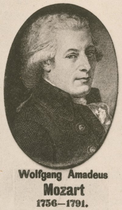 Wolfgang Amadeus Mozart (dybtryk) af English School