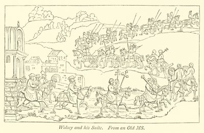 Wolsey and his Suite  af English School