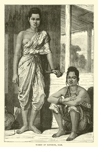 Women of Bangkok, Siam  af English School