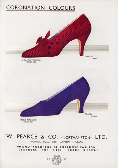 Damenschuhwerbung, 1930er Jahre von English School