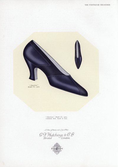 Reklame for damesko, 1930