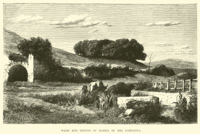 Wood and Grotte of Egeria i Campagna af English School