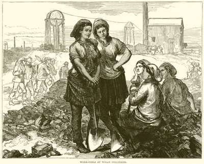 Work-Girls hos Wigan Collieries af English School