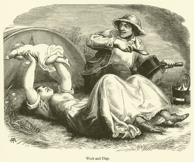 Arbeit und Spiel (Gravur) von English School