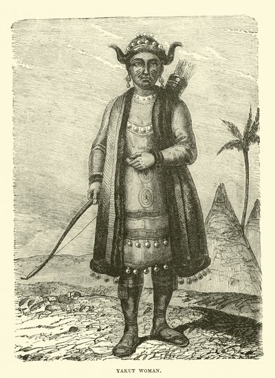 Yakut woman  af English School