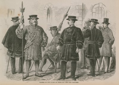 Yeomen of the Guard i deres gamle og nye kostumer af English School