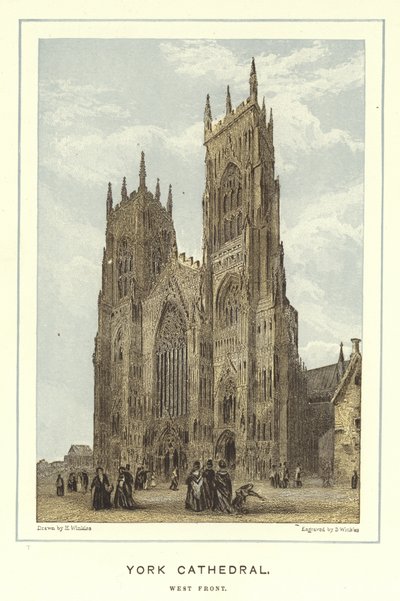 York Cathedral, vestfronten af English School