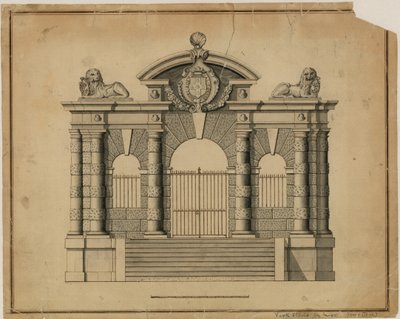 York Stairs af Inigo Jones, c 1626 af English School