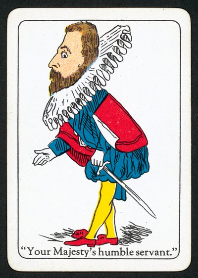 Deres Majestæts ydmyge tjener (farve litho) af English School