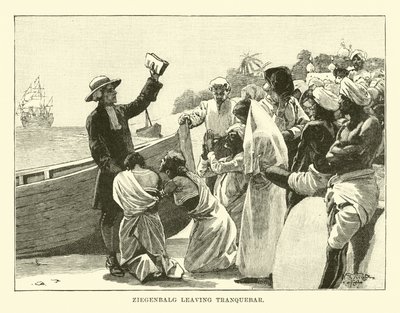 Gedehud forlader Tranquebar af English School