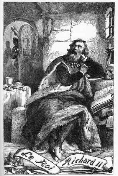 ichard III (The Life and Death of Richard the Third) - Illustration i "" Completes de William Shakespeare""" 1866 - Illustrationerne og den generelle form for denne udgave er lånt fra Cassells illustrerede Shakespeare, udgivet i London af English School