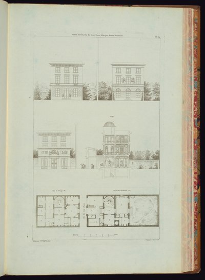 Indbundet tryk (Frankrig) af Engraved by Charles Nicolas Ransonnette