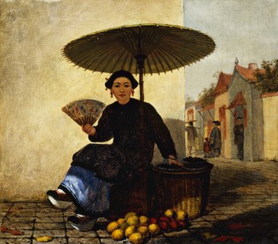 Frugtsælger, 1862 af Enoch Wood Perry