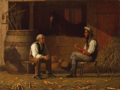 Talking It Over, 1872. af Enoch Wood Perry