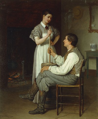 Den hjælpende hånd, 1877 af Enoch Wood Perry