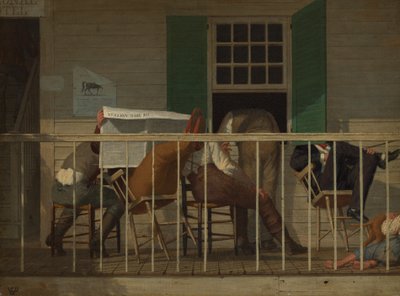 Den ægte amerikaner, ca. 1874. af Enoch Wood Perry