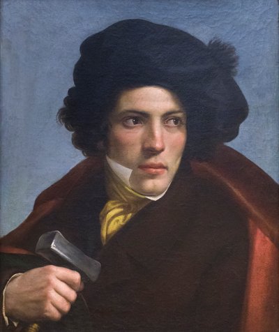 Portræt af Tommaso Bandini, ca. 1830 (olie på lærred) af Enrico Bandini
