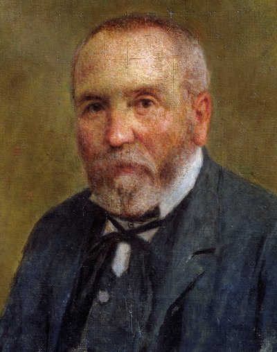 Portræt af min far (Giuseppe Cavalli) (olie på lærred) af Enrico Cavalli