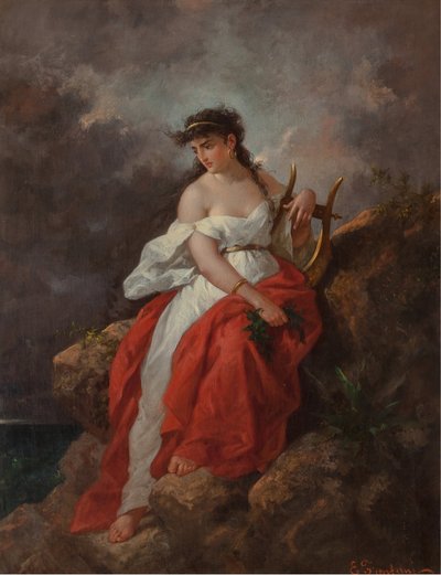 Muse Terpsichore. af Enrico Fanfani